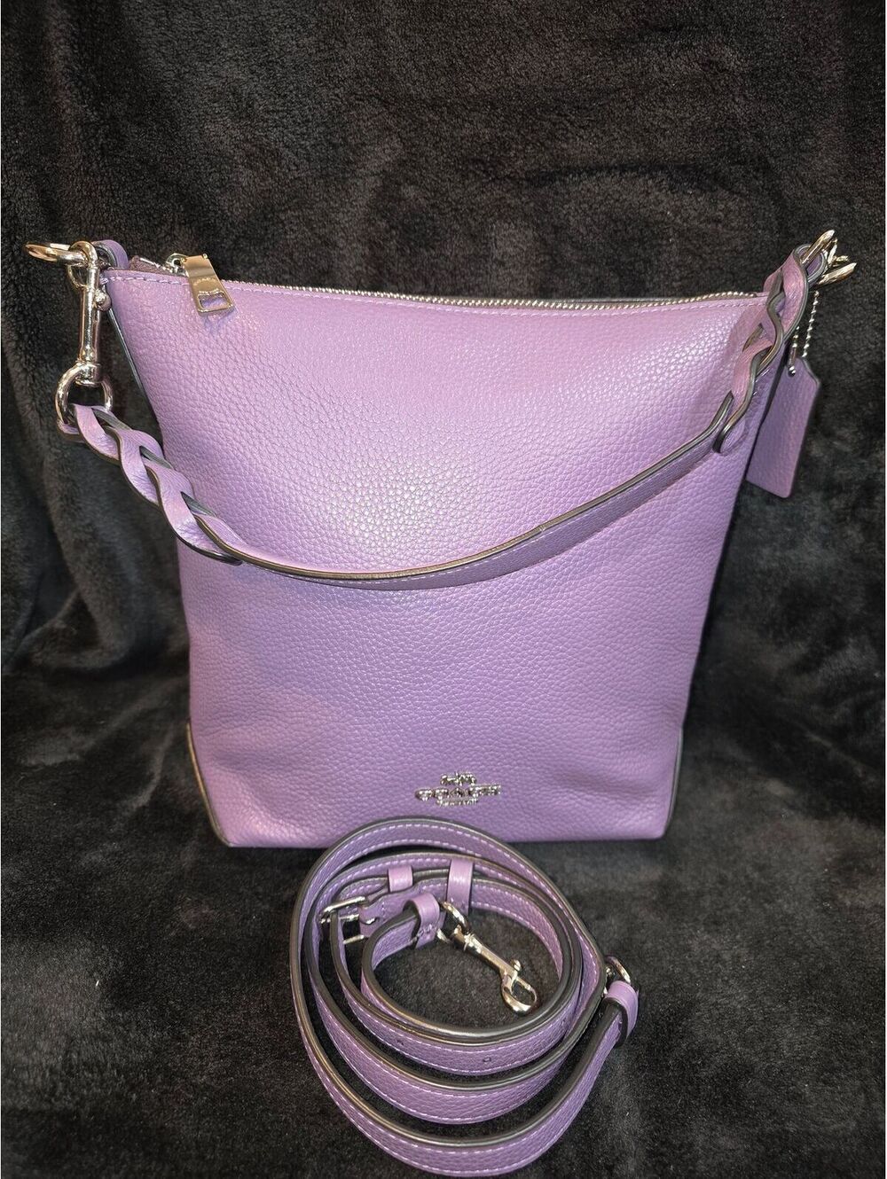 29. NWOT 2019 Coach Mini Abby Duffle 💜 Lavender 💜